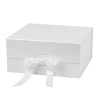 Boîtes cadeaux en carton gris épaissi élégantes en gros, personnalisées pour l'emballage de marchandises haut de gamme ou les cadeaux de vacances