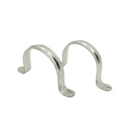 Pince de sangle de tuyau rigide pince de tube de support en U à deux trous pince de selle en acier inoxydable