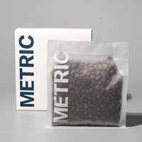 Sacs et pochettes personnalisés transparents en plastique et aluminium avec fermeture éclair pour emballage de bonbons, thé et café