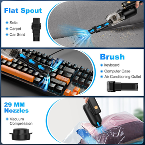 de pó portátil, sucção poderosa, fácil de usar, para carro, aspirador de pó, de mão, de alta potência - Product Image 4