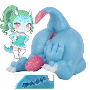 G6630 Azure Dragon Fantasy Masturbators with <b>Dildo</b> Single Channel Silicone Pussy Pocket Realistic Penis Trainer Sex Doll for Men - Product Image 1
