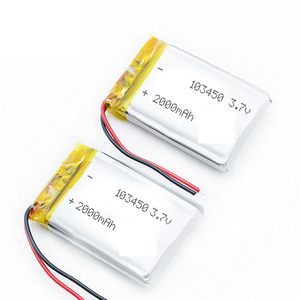 Personalización de fábrica 3,7 V Batería de polímero de litio 2000mAh 6.66wh LP103450 Power Banks para tabletas y computadoras portátiles - Product Image 3