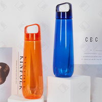 Bouteille d'eau en plastique écologique promotionnelle pour les voyages et les étudiants