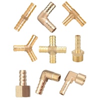 Tuyau en laiton Barb Pagoda Type Adaptateur rapide Raccords flexibles pour tuyaux d'air et de gaz carburant-Style enfichable