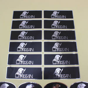 थोक स्टिकर के लिए गर्म मुद्रांकन पन्नी सोने की स्व-चिपकने वाली फैंसी ग्लास स्पष्ट कस्टम शराब बोतल लेबल - Product Image 3