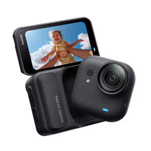 Caméra d'action Insta360 GO Ultra Pocket 4K originale, caméra de plongée, vlog, cyclisme, course à pied, caméra familiale, noir/blanc, pack familial - Product Image 2