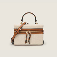 Mode boîte fourre-tout femmes sacs à main concepteur épais toile épaule sacs à bandoulière décontracté petits sacs à main fête pochette 2025 seau Sac
