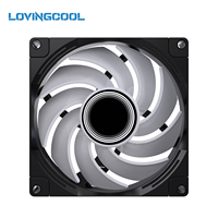 Refroidisseur de processeur universel LOVINGCOOL en gros, dissipateur thermique pour processeur LGA115X/1200/1700/1366/1851, ventilateur ARGB, refroidissement par air pour PC avec dissipateur thermique
