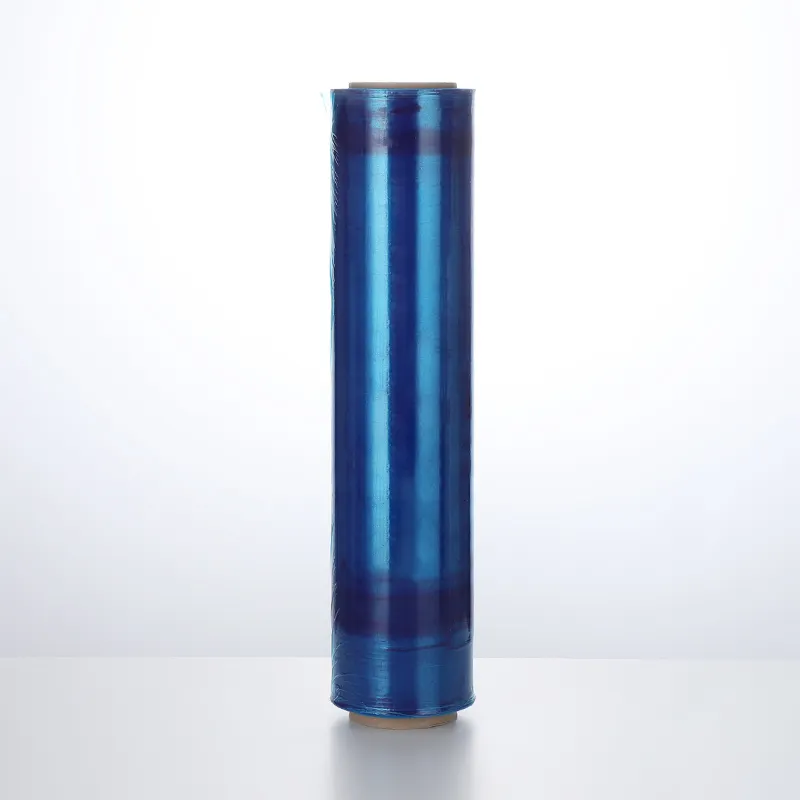 Hergestellt aus Porzellan blau Paletten wickel Jumbo Roll Stretch folie mit kostenlosem Muster