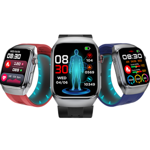<span class=keywords><strong>Montre</strong></span> <span class=keywords><strong>connectée</strong></span> <span class=keywords><strong>ECG</strong></span> & Air-Pump S100, écran AMOLED, appels Bluetooth, NFC, application G Band, surveillance de la fréquence cardiaque, de l'oxygène sanguin, de la santé - Product Image 1