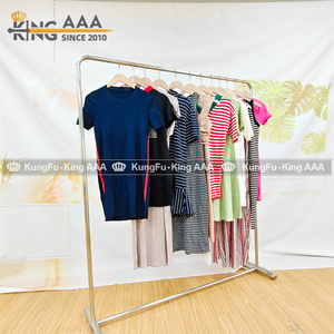 Vestido de punto oversize, vestidos casuales de manga corta, ropa usada americana, ropa usada de verano, fardos de ropa usada - Product Image 4