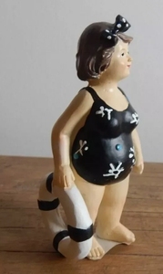 Plump Fat Lady Ornement <span class=keywords><strong>Salle</strong></span> <span class=keywords><strong>de</strong></span> <span class=keywords><strong>Bain</strong></span> Figurine <span class=keywords><strong>Bord</strong></span> <span class=keywords><strong>de</strong></span> <span class=keywords><strong>Mer</strong></span> Plage Natation Fun Home Gift - Product Image 2