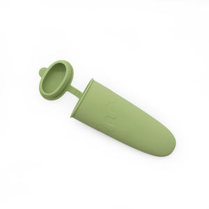 Venta caliente de diseño de alta calidad logotipo personalizado molde de silicona para paletas de helado de silicona moldes para paletas de helado Cubo de helado con cubierta - Product Image 5