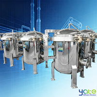 Équipement de filtration à ouverture rapide SS304 316 pour sacs multi-filtres, pour l'industrie pétrochimique, les produits chimiques fins et la filtration des revêtements électrophoretiques