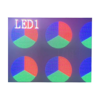 Module d'affichage LED numérique haute luminosité DIP346 1/4scan RGB P10 304x304mm, panneau LED à service frontal, étanche