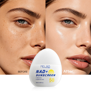 <span class=keywords><strong>Protector</strong></span> <span class=keywords><strong>Solar</strong></span> de Amplio Espectro SPF50 Recomendado por Dermatólogos OEM, Acabado Invisible, Crema <span class=keywords><strong>Solar</strong></span> No Grasa, <span class=keywords><strong>Protector</strong></span> <span class=keywords><strong>Solar</strong></span> NAD+ Clean Beauty - Product Image 5