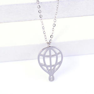 批发新款时尚金色饰品黄金饰品滴水热气球吊坠长项链 - Product Image 3