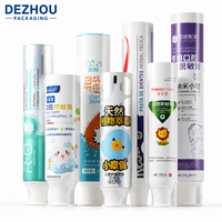 Fabricant OEM, emballage personnalisé avec logo imprimé, tube vide pour lotion, dentifrice, crème pour les mains, cosmétiques, aluminium/plastique
