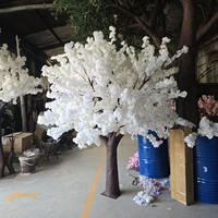 Arbre artificiel de cerisier blanc personnalisé SMOOTH pour mariage, décoration extérieure pour événements