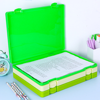 Portapapeles Moderno SUNSHING, Caja de Almacenamiento de Archivos de Plástico PP con Apertura Lateral para Aula, Escuela, Suministros de Oficina