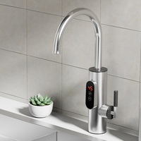 Robinet d'eau chaude instantanée de qualité commerciale-Chaleur rapide 3300W, pivotant à 360 °, certifié CE/ROHS