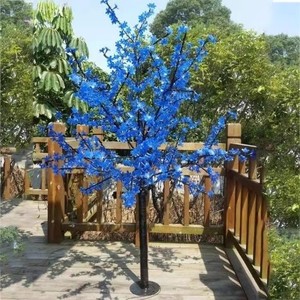 Hot Phong Cách Ngoài Trời LED Trang Trí Ánh Sáng Cây IP65 Đánh Giá Nhân Tạo Hoa Anh Đào Lager Ánh Sáng Đèn LED - Product Image 6