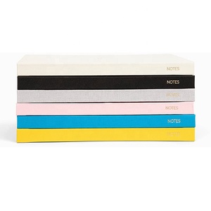 Tùy chỉnh Linen Tạp Chí màu hồng màu be vải màu đen vải Bìa xóa được máy tính xách tay vàng cột sống A5 văn phòng dễ thương sinh thái máy tính xách tay 2026 Nhật Ký - Product Image 5