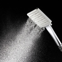 Pommeau de douche à main en plastique ABS prix d'usine en Chine pour accessoires de robinet de salle de bain