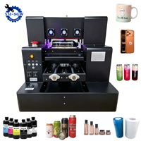Mesin Printer DTF UV A4 SGW Penjualan Langsung Pabrik 2 in 1 untuk Pencetakan Label Kristal dan Botol