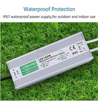Connexion d'alimentation étanche lumière led transformateur dc12v/24v 220v to12v alimentation IP67 transformateur d'éclairage étanche extérieur