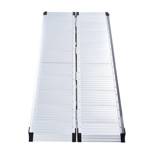 Aluminum Alloy Folding Mobility Ramp Accessible Wheelchair <b>Stepped</b> <b>Platform</b> and Commode Chair Cross-Border Product - Product Image 1