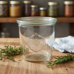 Tarro de conservación Weck de 0.5L, contenedor de vidrio para enlatado y conservación de alimentos - Product Image 3