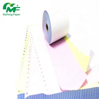 Vente directe d'usine A4 double copie papier continu ordinateur impression lettre papier autocopiant
