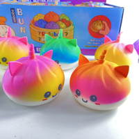 Nouvel Arrivage en Gros : Jouet Anti-Stress Squishy en TPR Grande Taille, Boîte Mystère, Design Oreilles de Chat, pour Enfants de 5 à 7 Ans