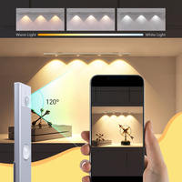 Technologie intelligente Port de charge USB cuisine sous les luminaires 3W 30cm touche latérale judas lumière LED lampe d'armoire