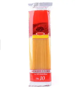 Tas kemasan Pasta Spaghetti cetak Digital Logo desain kustom Harga spesial Spiral poliester Food Grade Spaghetti Pasta