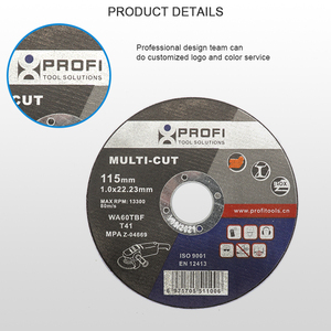 Paquete de 50 Discos Abrasivos de Alta Dureza de 4 1/<span class=keywords><strong>2</strong></span> Pulgadas, Discos Delgados para Cortar y Desbastar Metal Inoxidable, OEM - Product Image 4