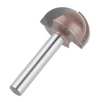 Alat Ukir Komputer CNC TideWay 6mm, Mata Bor Karbida Bulat untuk Mesin Pemotong Kayu
