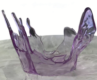 Service de prototypage rapide sur mesure en résine SLA et ABS imprimé en 3D, modèle plastique transparent coloré, conception et usinage en une seule étape