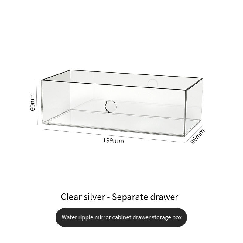 Argent clair Tiroir séparé