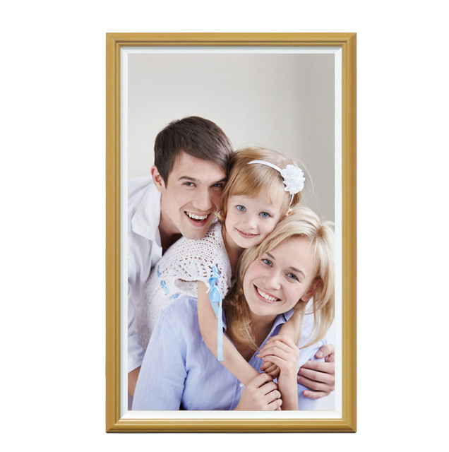 Digit Art Wood Digital Photo Frame NFT Display Screen MP4/MP3/WiFi/AVI 1920x1080 Resolution Remote Control Clock 21.5" 24" 27"