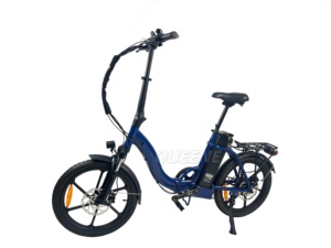 Bicicleta Eléctrica Plegable Ligera de 20 Pulgadas con Motor sin Escobillas de 48V250W para Mujer - Product Image 1