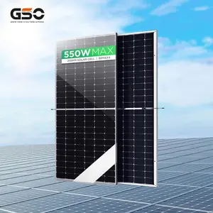 solar panel for home use solar energy storage off gird hybrid 550W 500W 400W 450W 330W 275W longi mono poly