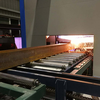 CNC afrontamiento de viga de haz de H de corte de la máquina de biselado para estructura de acero