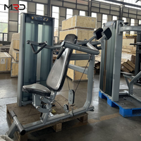 Máquina de Press de Hombros para Entrenamiento de Fuerza en Pecho, Espalda y Brazos, Equipo de Ejercicio con Resistencia Ajustable