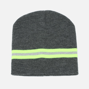 Đêm đi xe đạp phản quang dệt kim Mũ mùa đông thể thao ngoài trời phản quang mũ chạy mũ cá nhân Mũ cảnh báo - Product Image 4