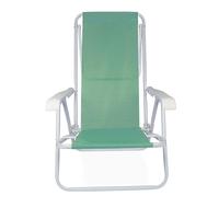 Chaises de plage et de camping pliantes réglables à 8 positions avec accoudoirs, légères, modernes, 100% polyester, pour l'extérieur