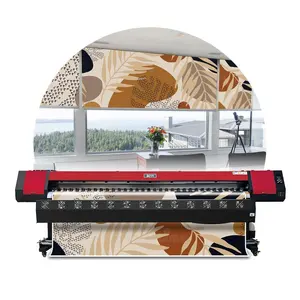 Commercial industrial 3.2m large format eco solvent printer advertising Printing Machine for Cotton Fabric