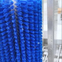 Machine à laver les bottes industrielle en acier inoxydable 304 pour les usines de transformation de viande, système de nettoyage sanitaire automatique