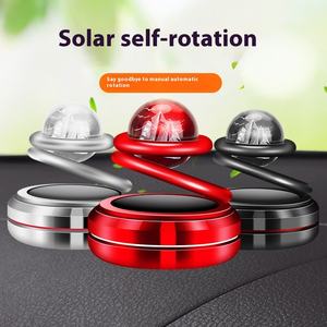 Ambientador Creativo <span class=keywords><strong>de</strong></span> Doble Anillo con Levitación, Perfume Sólido para Coche, Energía Solar, Aromaterapia, <span class=keywords><strong>Purificador</strong></span> <span class=keywords><strong>de</strong></span> <span class=keywords><strong>Aire</strong></span> Hecho <span class=keywords><strong>de</strong></span> Metal - Product Image 3